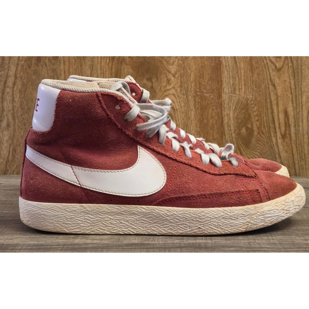 Nike Blazer Mid '77 Shoes Youth Size 6.5Y Womens 8 Red